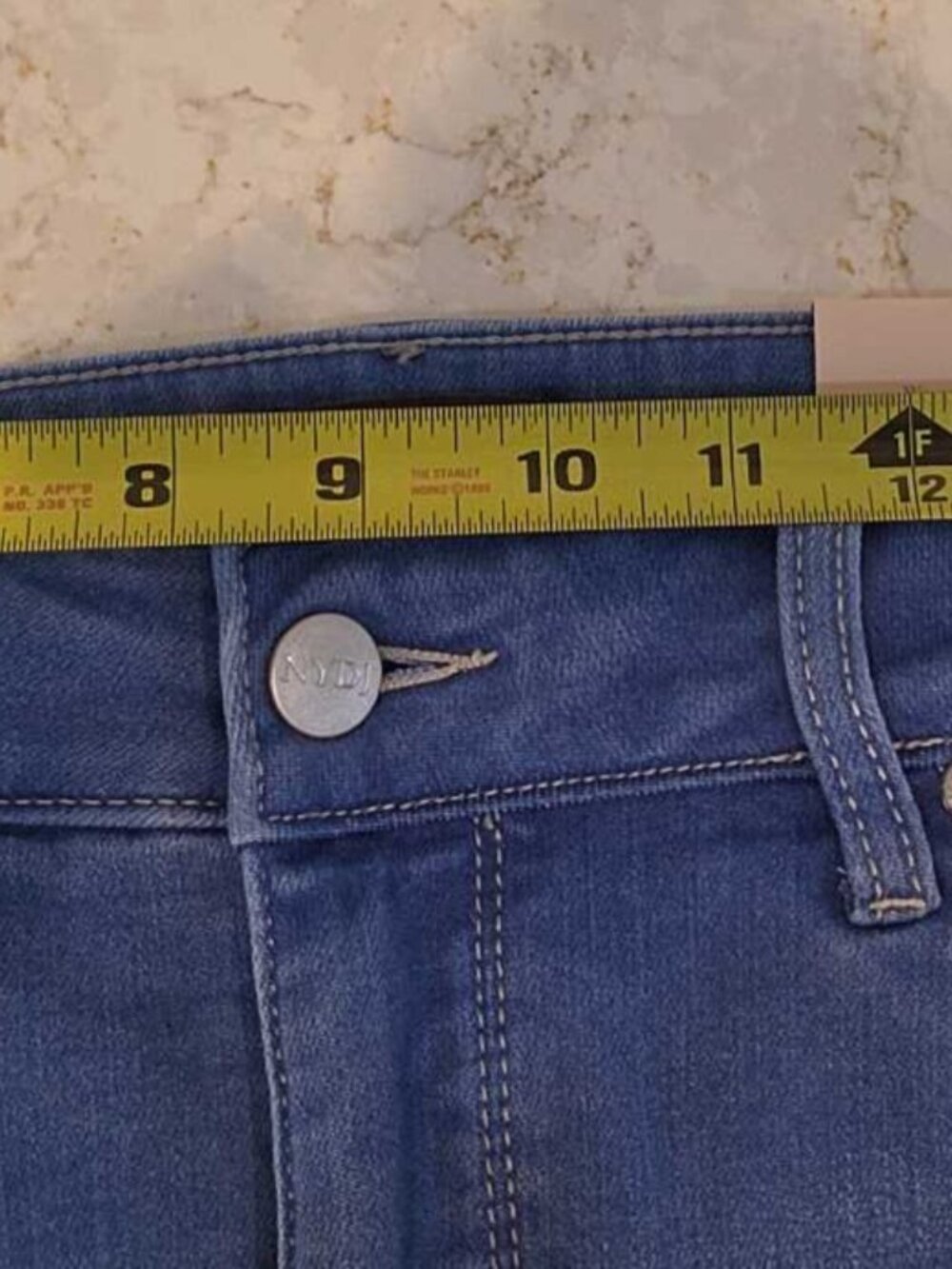 NYDJ Marilyn Ankle Straight Leg Edgewater Jeans NWT, SZ 14, Midrise Lift Tuck - Picture 11 of 16